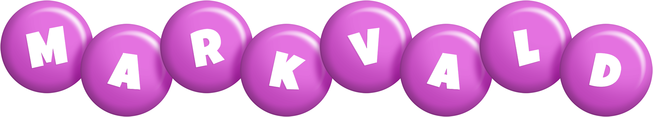 Markvald candy-purple logo