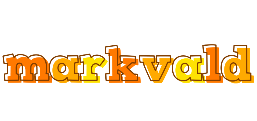 Markvald desert logo
