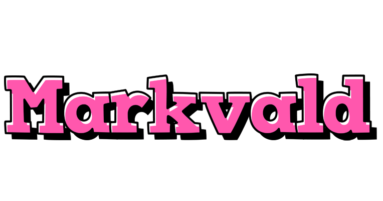 Markvald girlish logo