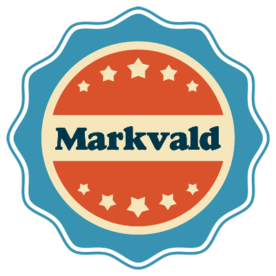 Markvald labels logo