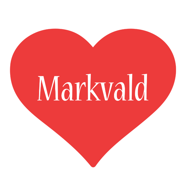 Markvald love logo