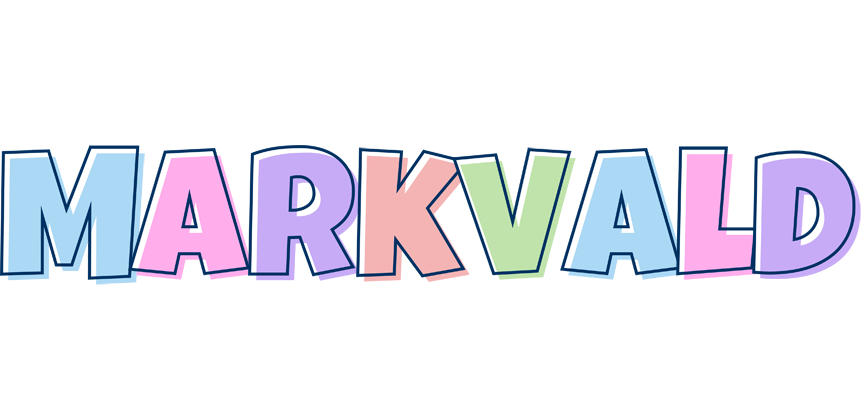Markvald pastel logo