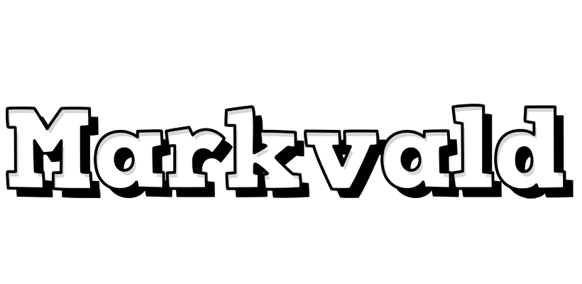 Markvald snowing logo