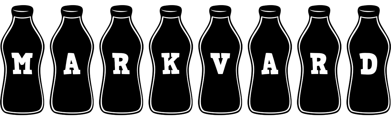 Markvard bottle logo