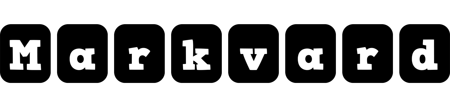 Markvard box logo