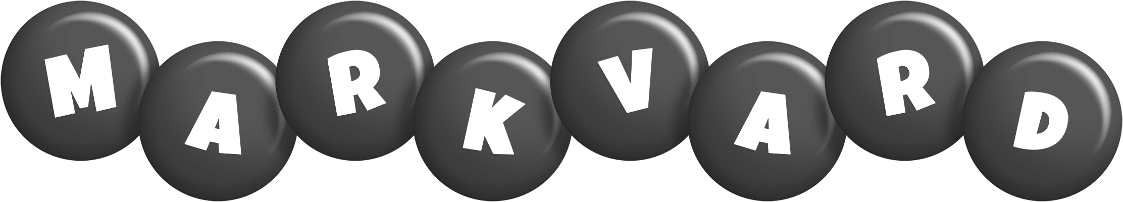 Markvard candy-black logo