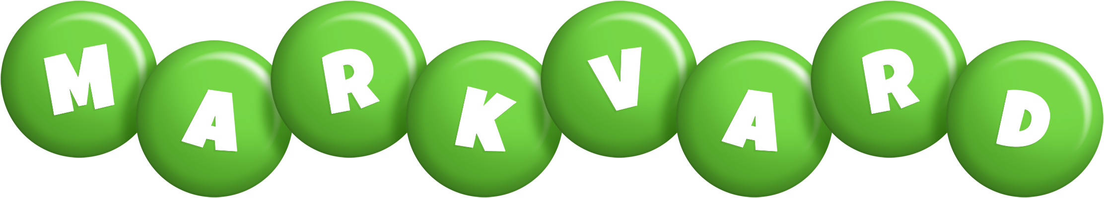 Markvard candy-green logo