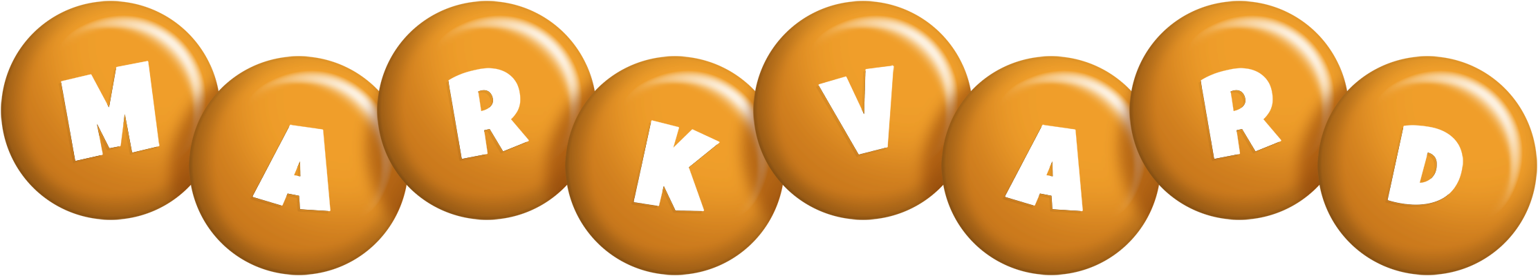 Markvard candy-orange logo