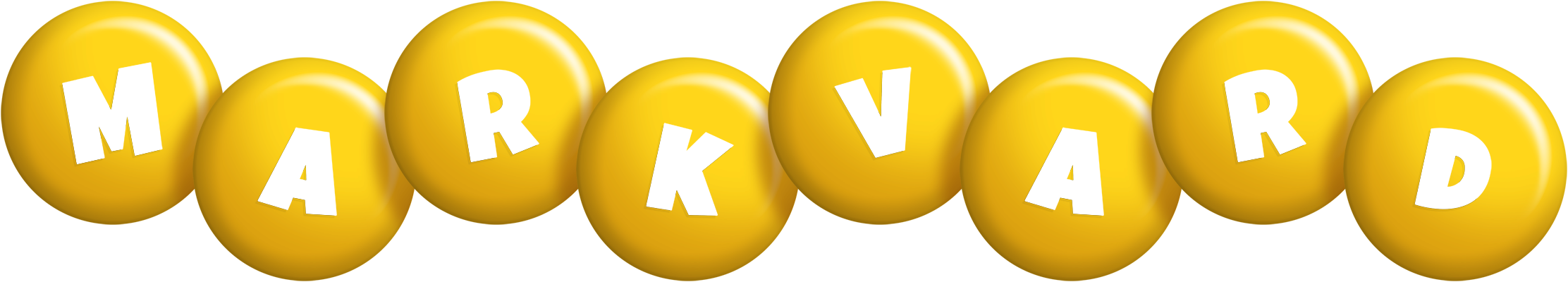 Markvard candy-yellow logo