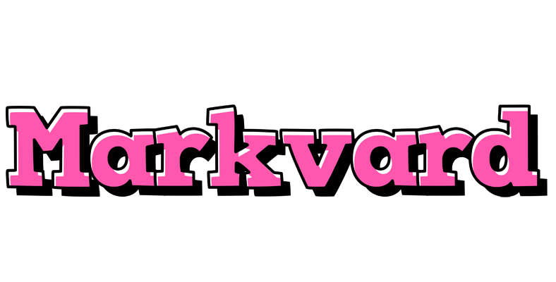 Markvard girlish logo