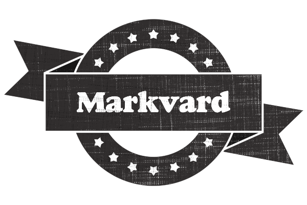 Markvard grunge logo