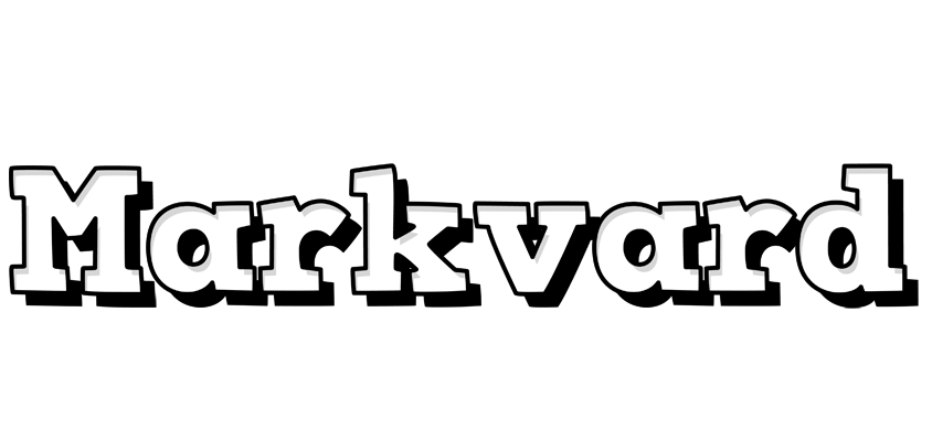 Markvard snowing logo
