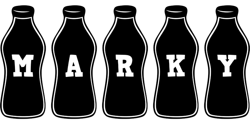 Marky bottle logo