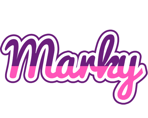 Marky cheerful logo