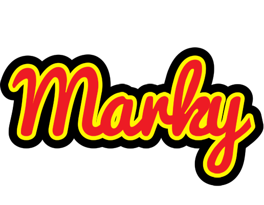 Marky fireman logo