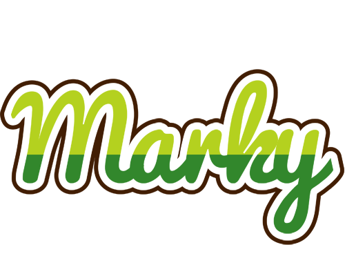 Marky golfing logo