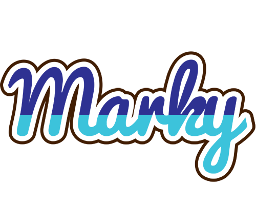 Marky raining logo