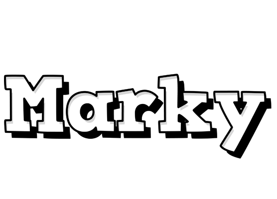 Marky snowing logo