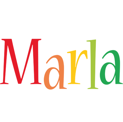 Marla birthday logo