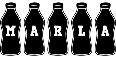 Marla bottle logo