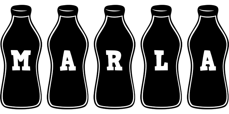 Marla bottle logo