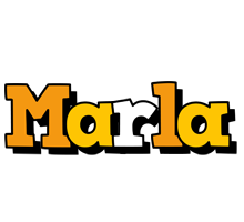 Marla cartoon logo