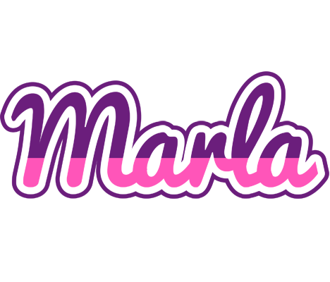 Marla cheerful logo
