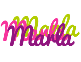 Marla flowers logo