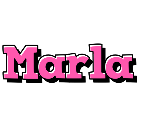 Marla girlish logo