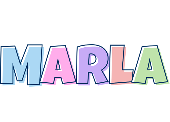 Marla pastel logo