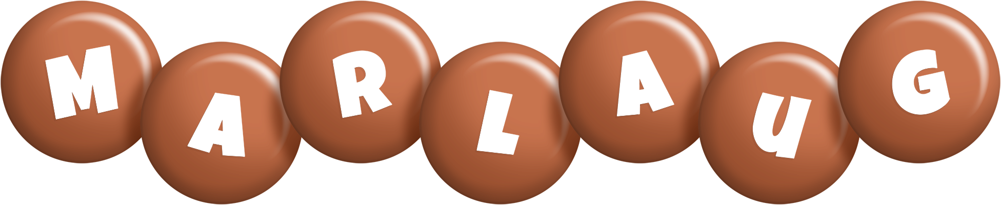 Marlaug candy-brown logo