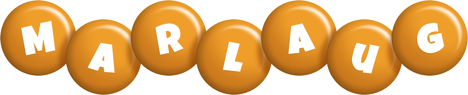 Marlaug candy-orange logo