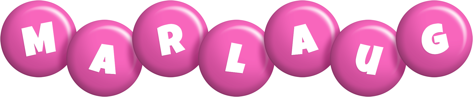 Marlaug candy-pink logo