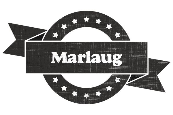 Marlaug grunge logo