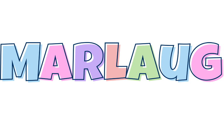 Marlaug pastel logo