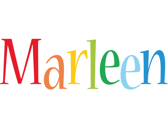 Marleen birthday logo