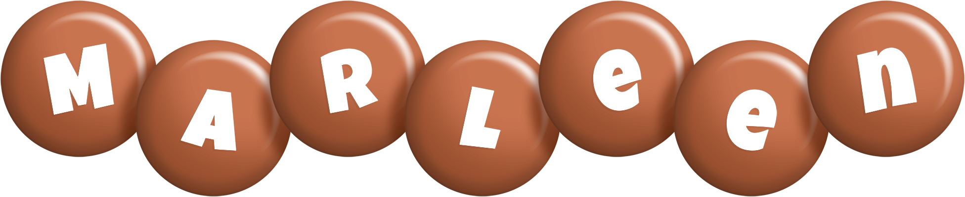 Marleen candy-brown logo