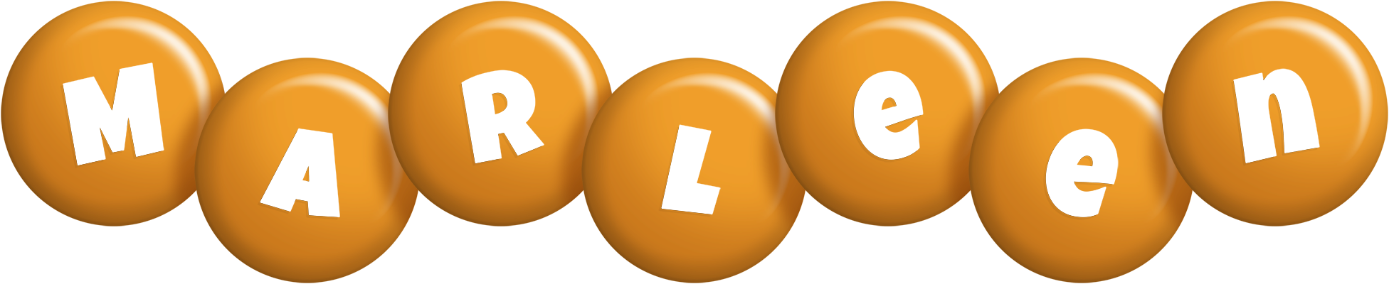 Marleen candy-orange logo