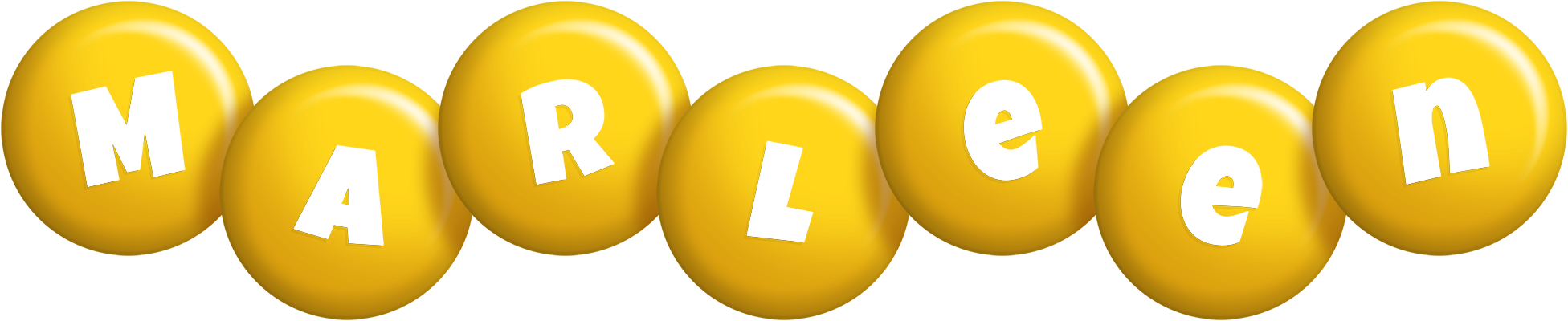 Marleen candy-yellow logo