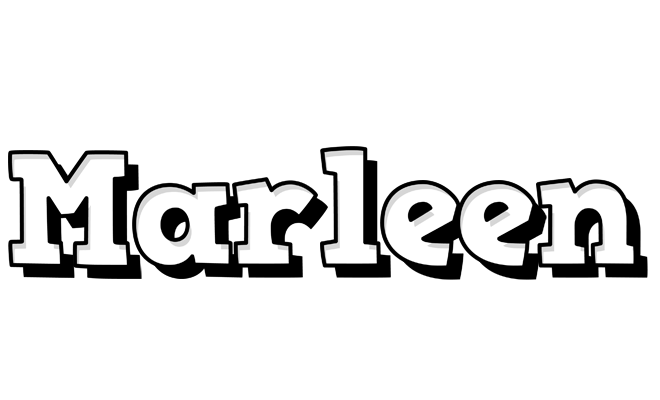 Marleen snowing logo