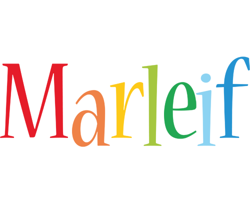 Marleif birthday logo