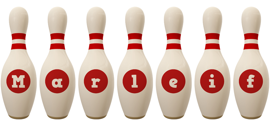 Marleif bowling-pin logo