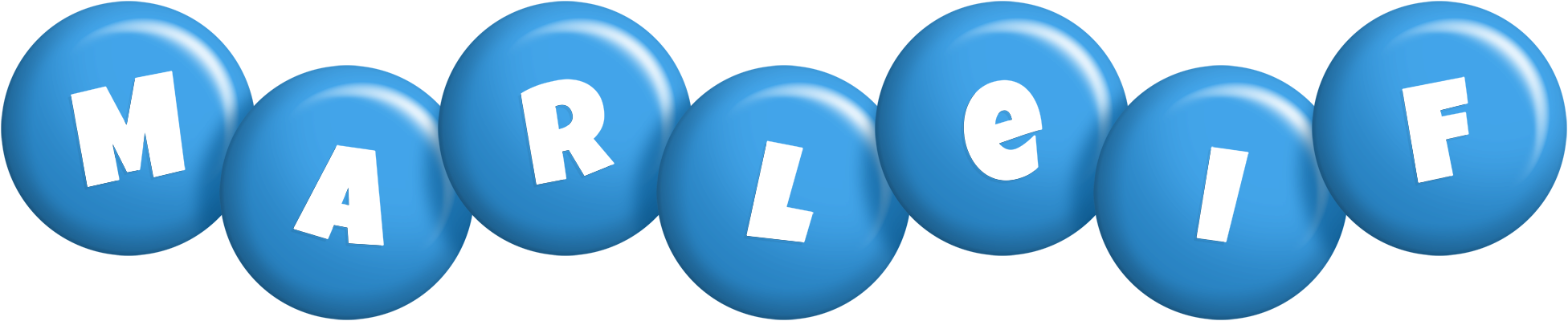 Marleif candy-blue logo
