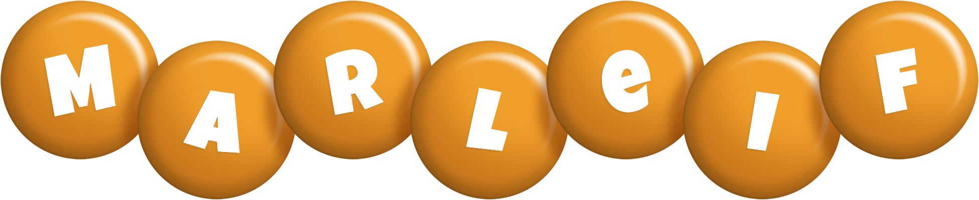 Marleif candy-orange logo
