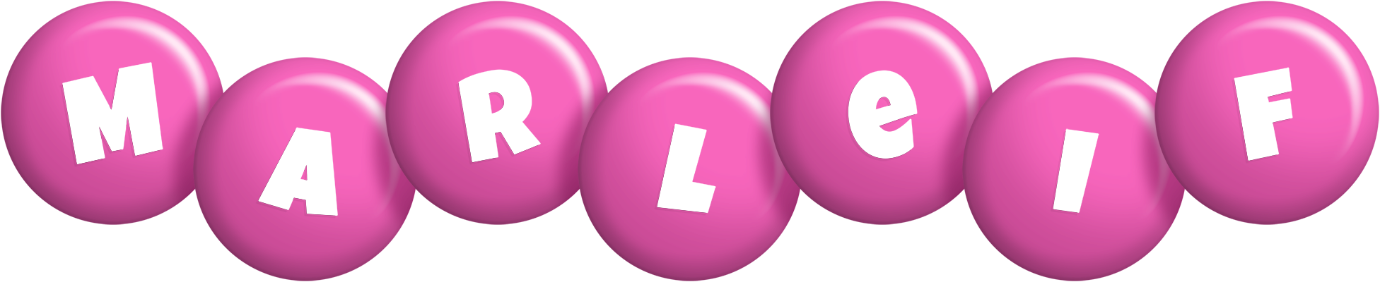 Marleif candy-pink logo