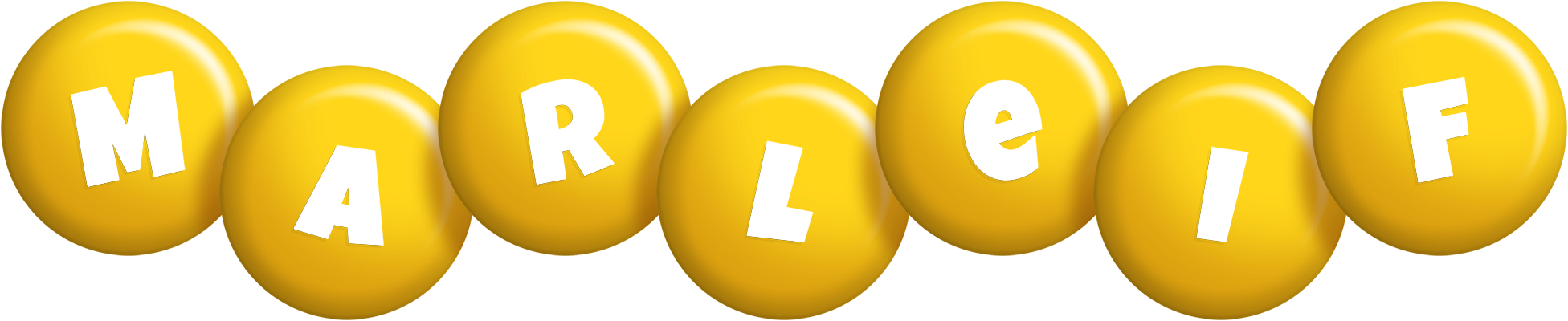 Marleif candy-yellow logo