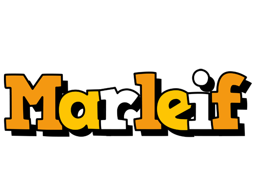 Marleif cartoon logo