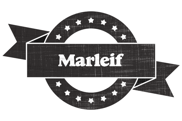 Marleif grunge logo