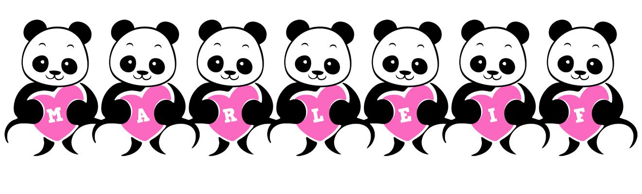Marleif love-panda logo