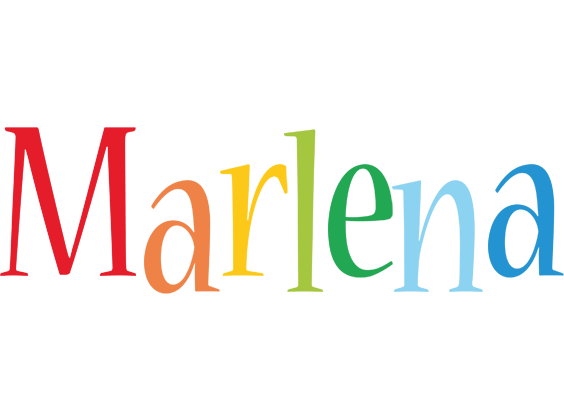 Marlena birthday logo